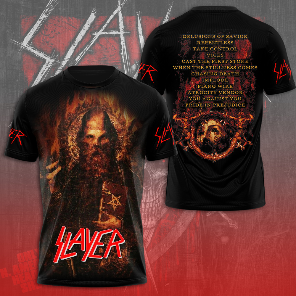 Slayer Slayer Vinyl W Odzie Buty I Dodatki Shirt For Men
