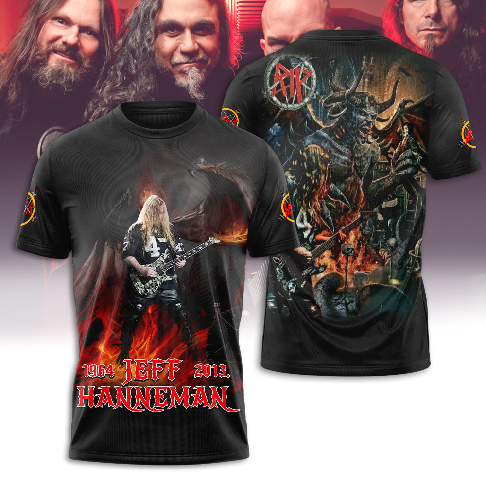 Slayer 2025 X Jeff Hanneman 3D Shirt