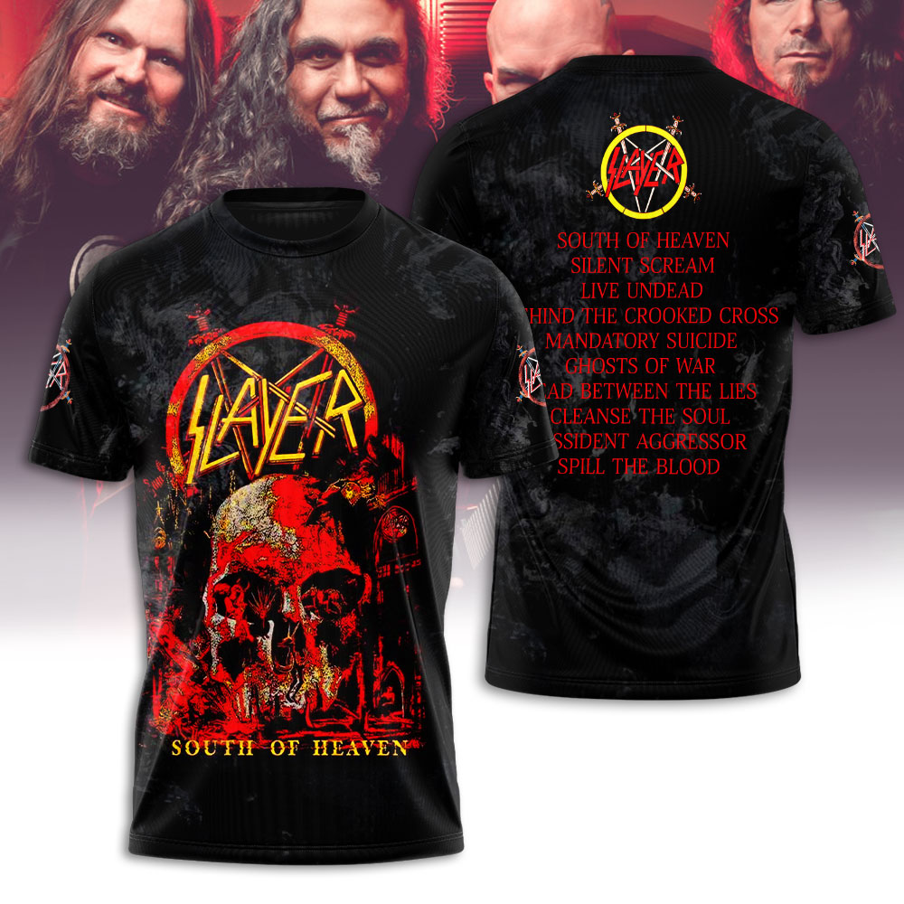 Slayer South Of Heaven Shirt For Men