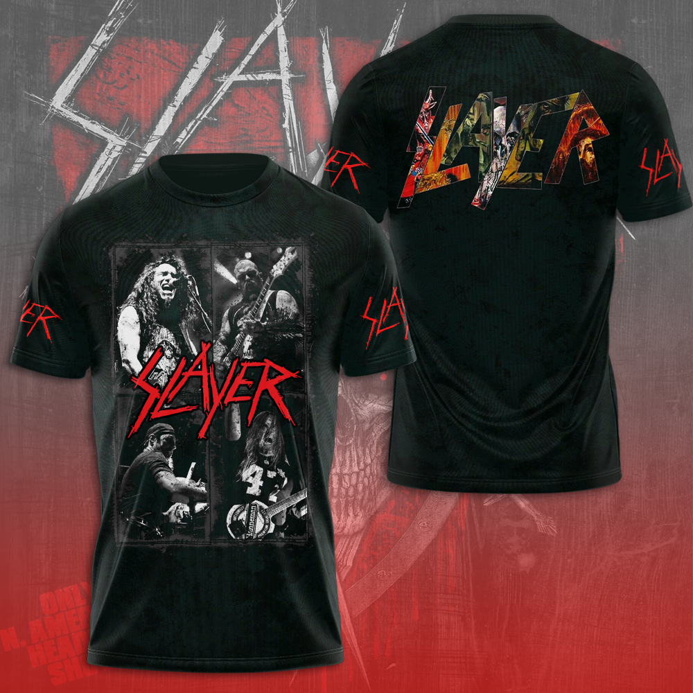 Slayer Album Shirt Black