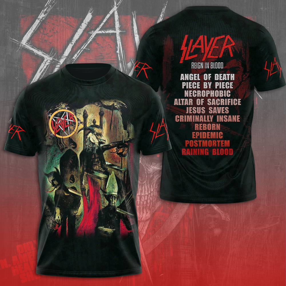 Slayer Flag Shirt For Men