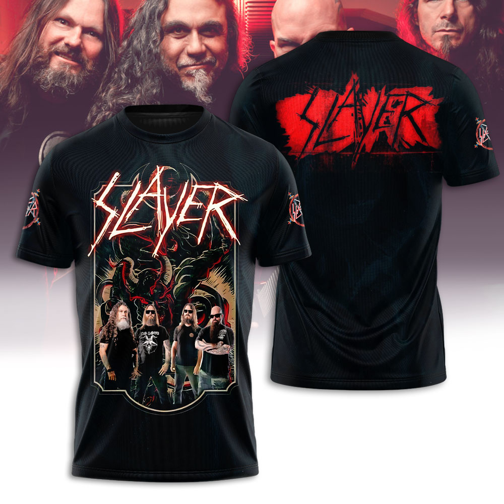 Slayer Band Vintage 2025 Shirt Red Black