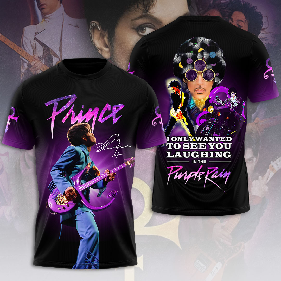 Prince I Love You Forever Tour Tee Lilac Tribute Style