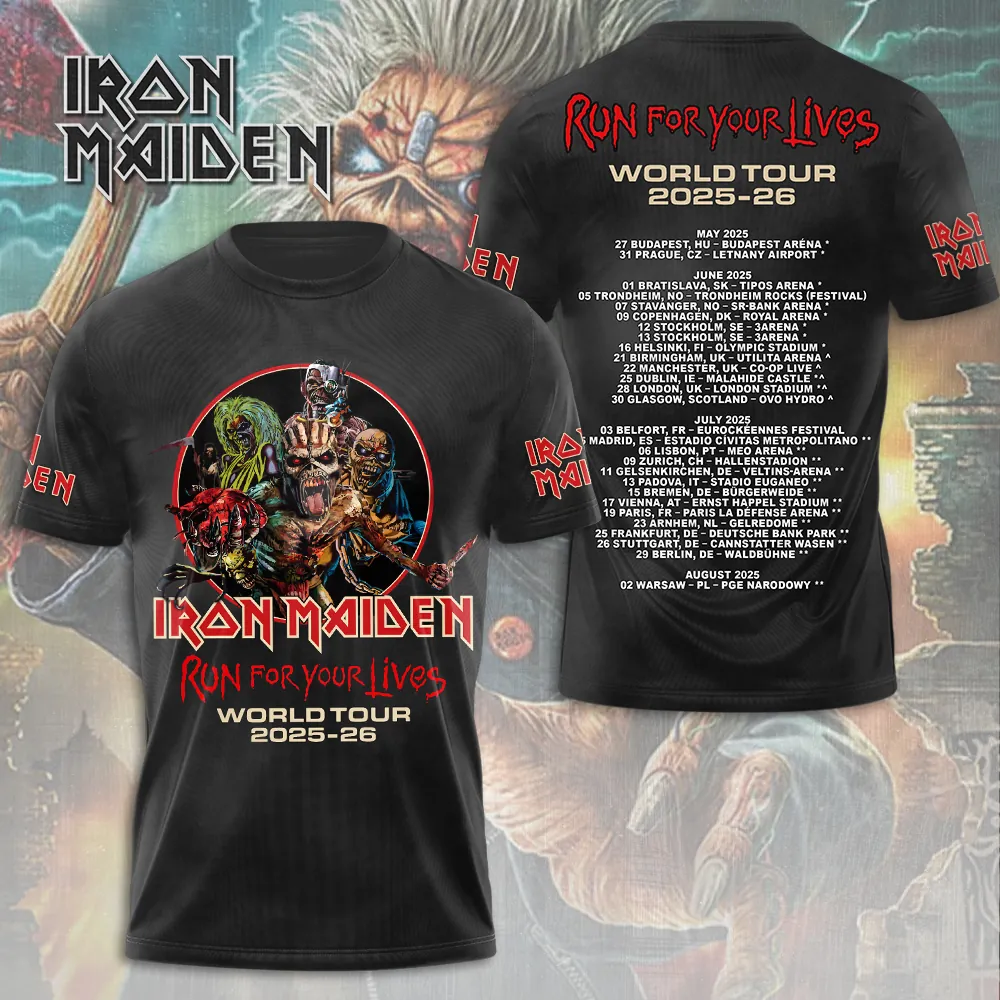 Iron Maiden Guitar Riffs Shirt