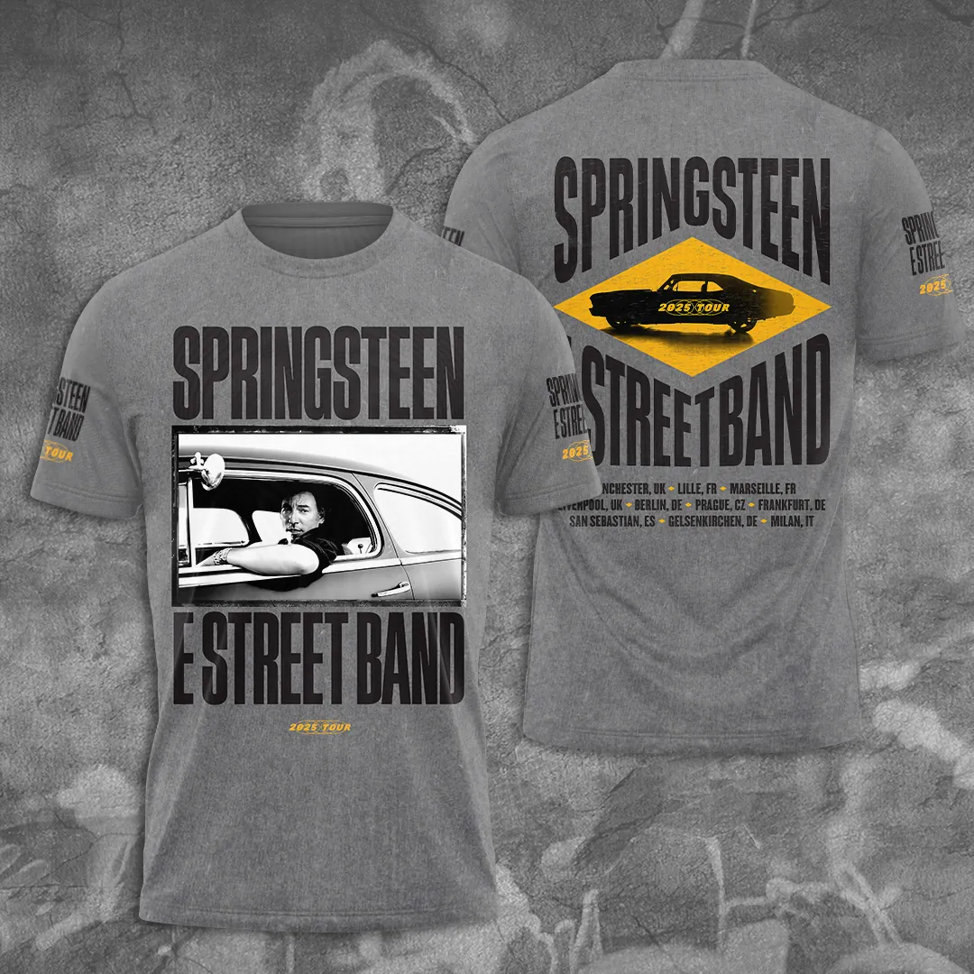 Bruce Springsteen X The E Street Band Tour 2025 Shirt For Men