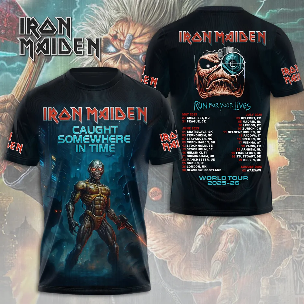 Iron Maiden Twin Lead Guitars Shirt