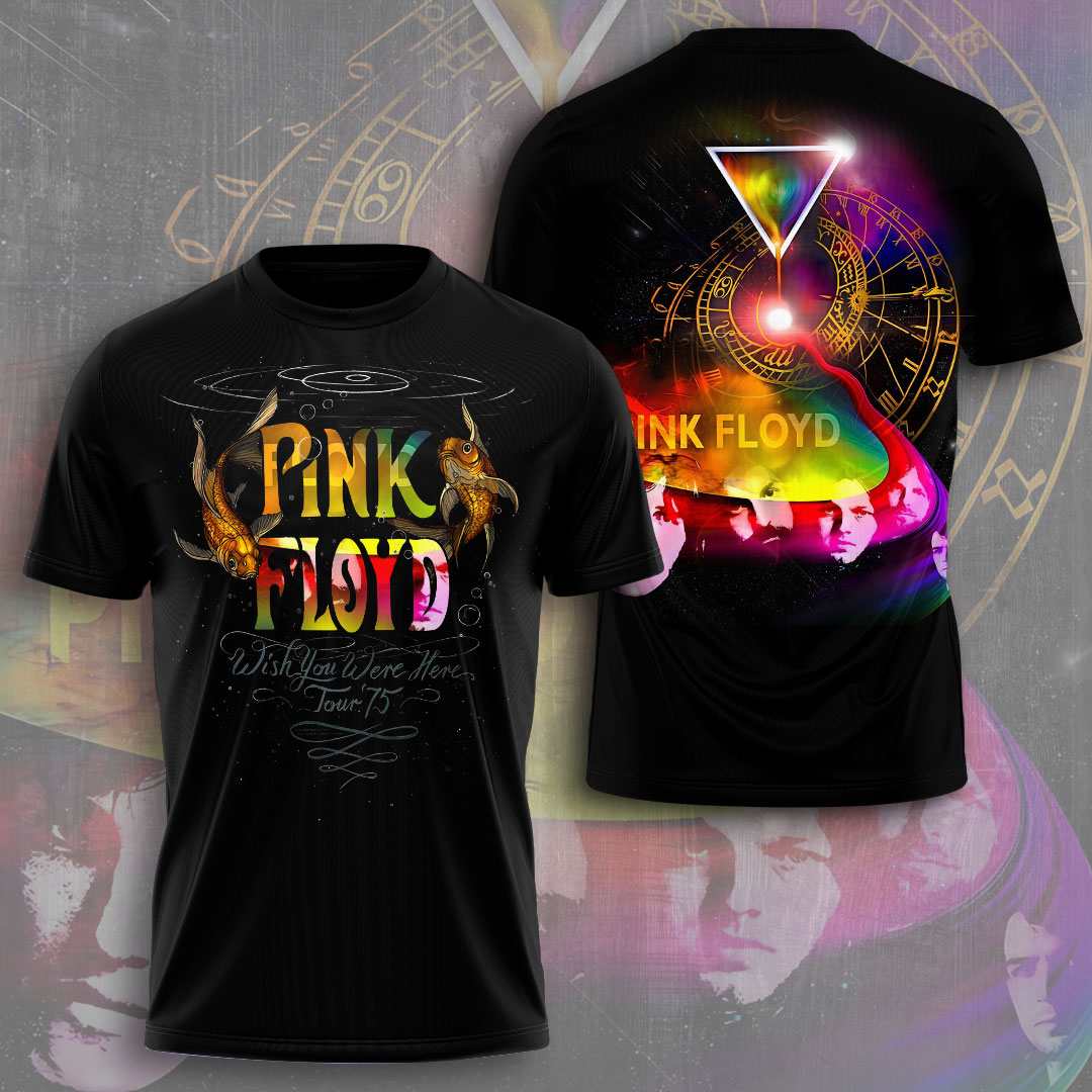 Pink Floyd Golden Prism Tour T-Shirt  Psychedelic Legacy Edition