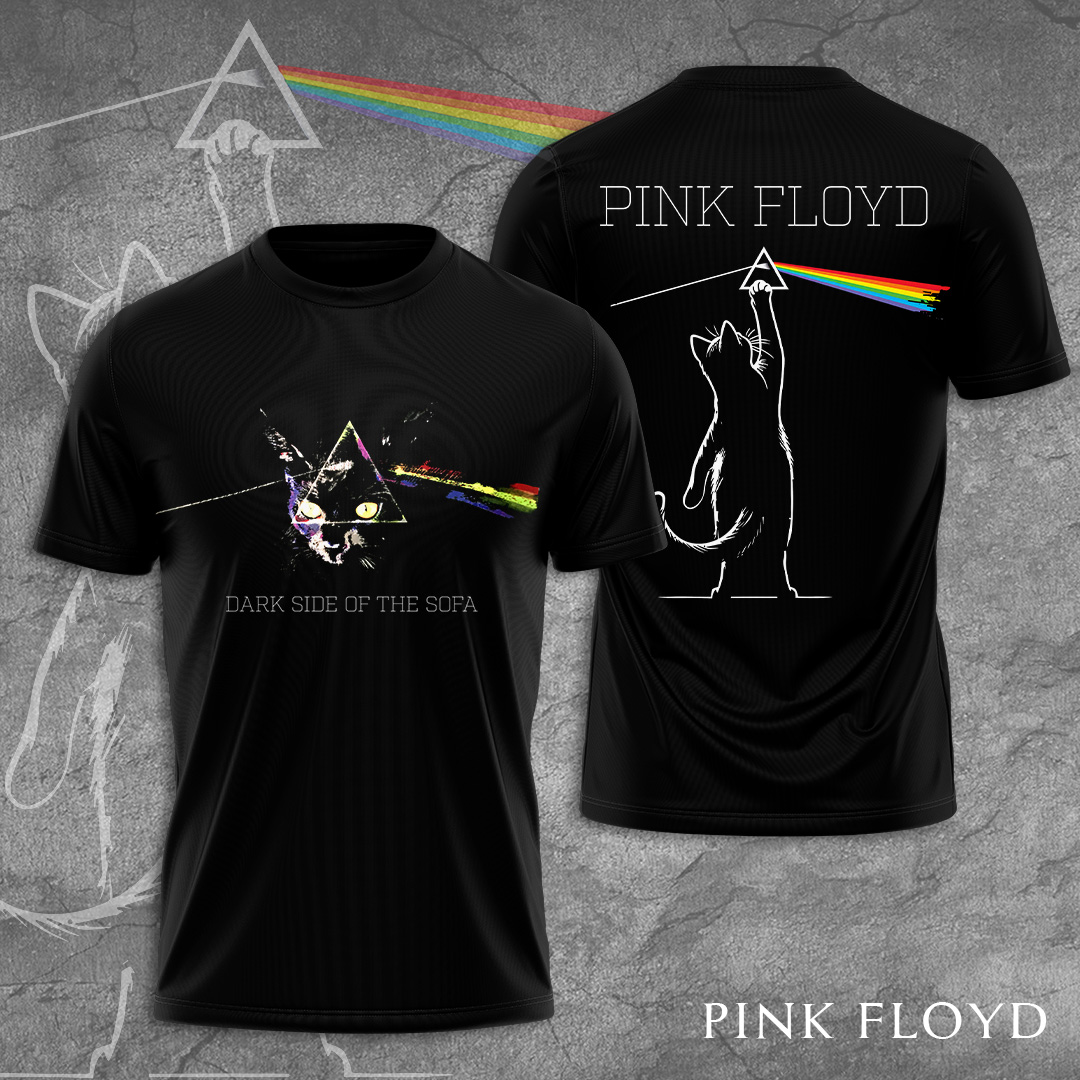 Pink Floyd Line Art Tee  Dark Side Collection