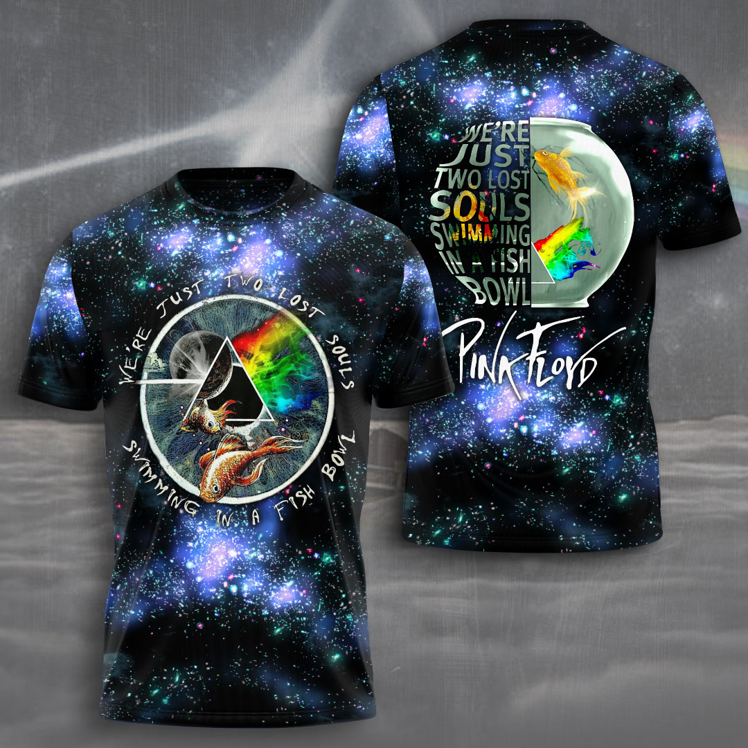 Pink Floyd 50Th Anniversary Tour T-Shirt  Galaxy Art Edition