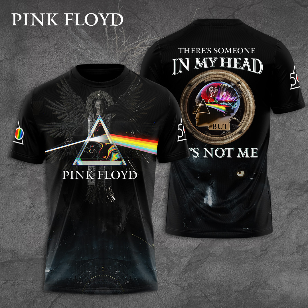 Pink Floyd Cosmic Quote Tee  Someone In My Head Print
