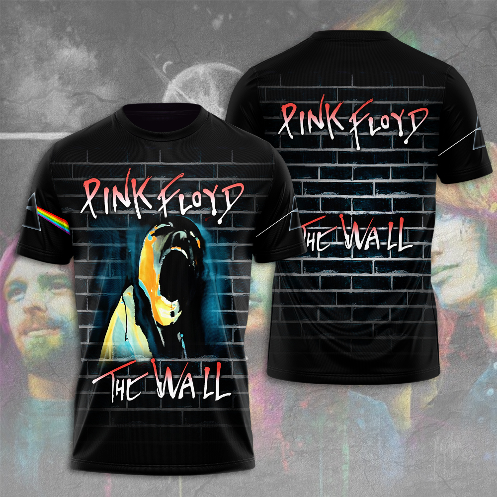 Pink Floyd The Wall T-Shirt  Retro Brick Edition