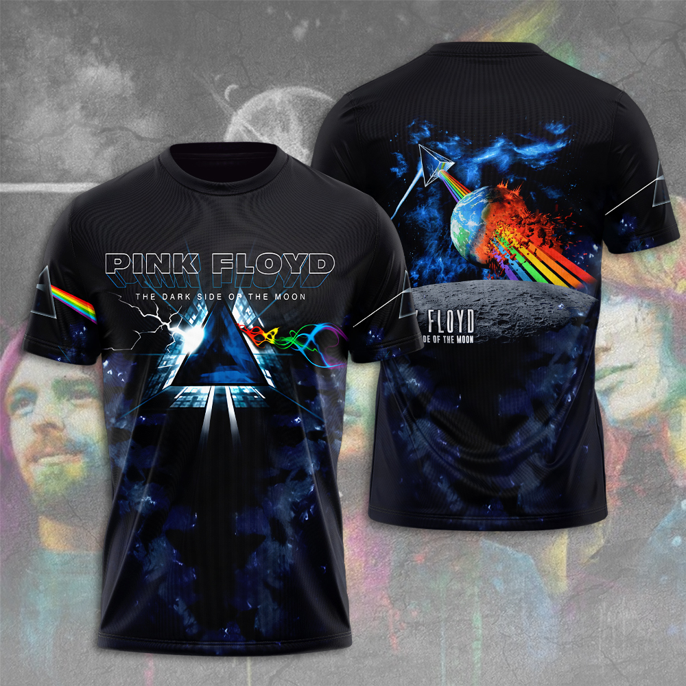 Pink Floyd Neon Triangle Shirt  Live Tour Collection
