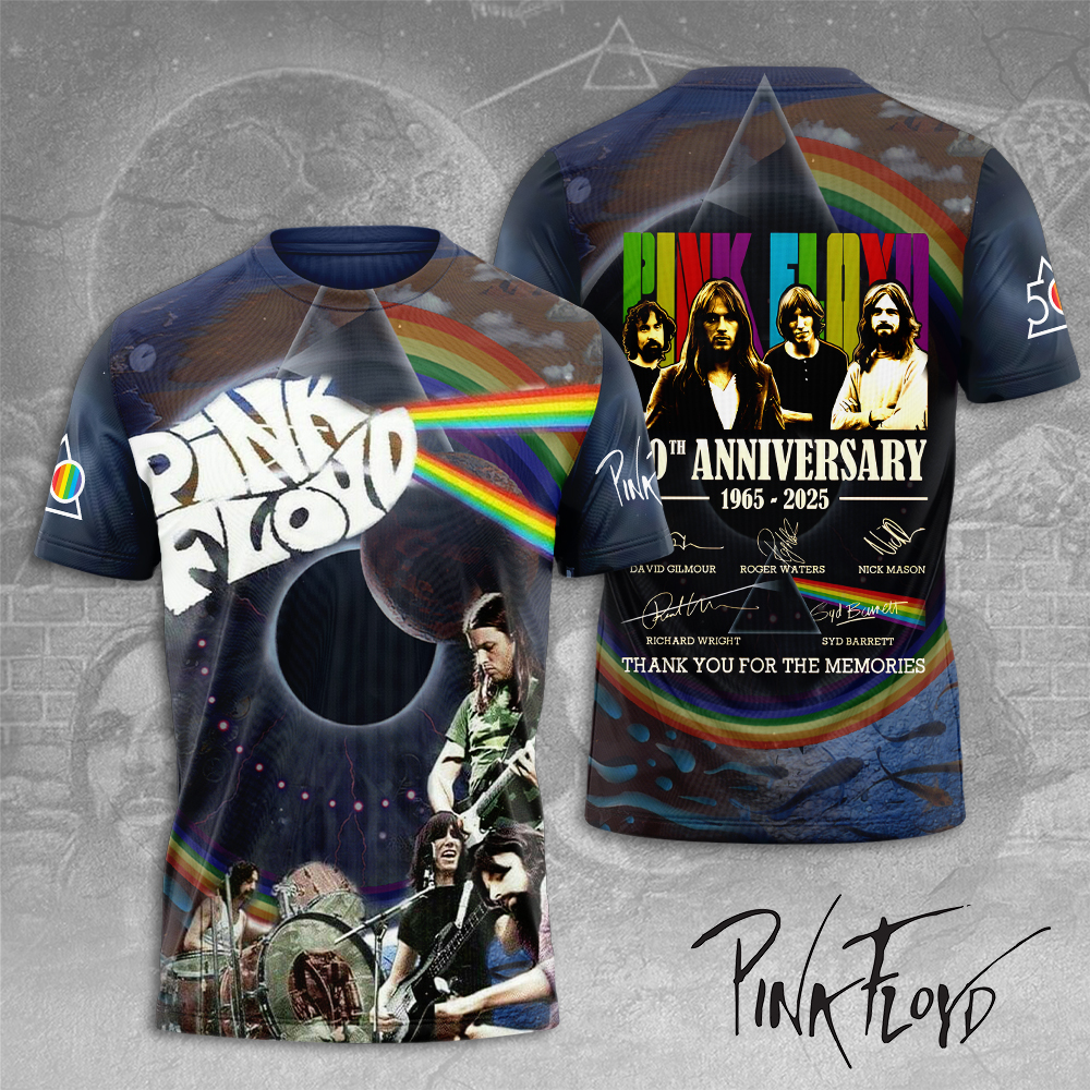 Pink Floyd 50Th Anniversary Tour Shirt  Retro Universe Design
