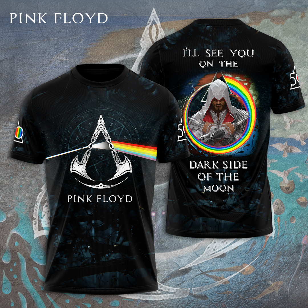 Pink Floyd Dark Side Reflection Tee  See You On The Moon Edition