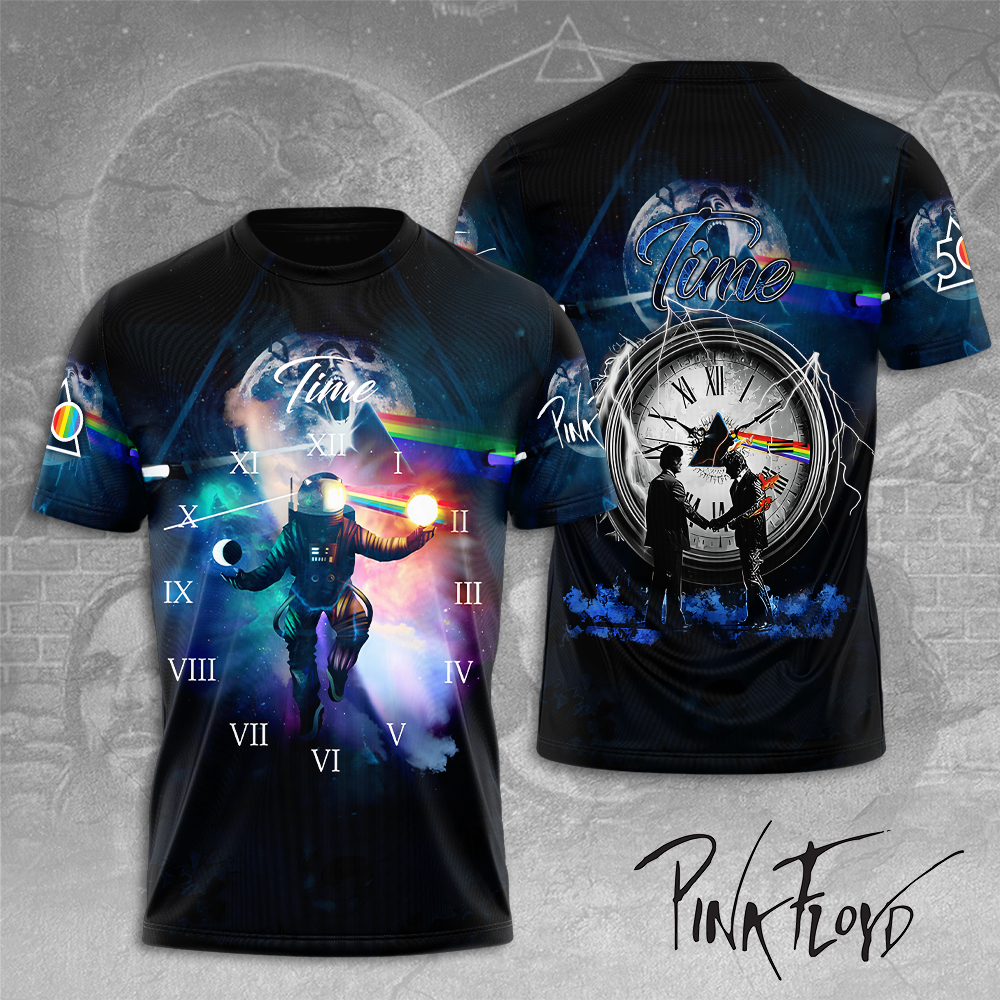 Pink Floyd Time Machine Shirt  Abstract Prism Legacy