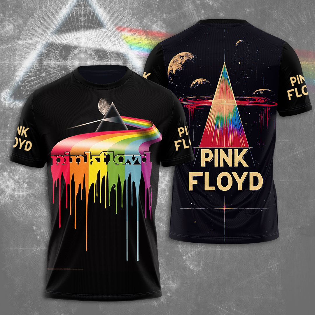 Pink Floyd Rainbow Prism Shirt  Spectrum Legacy Print