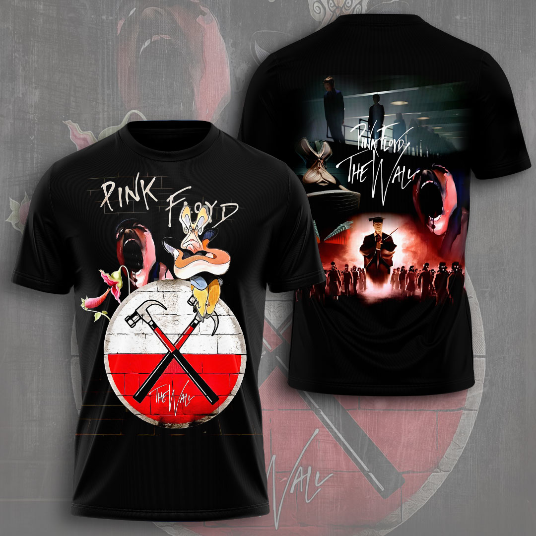 Pink Floyd The Wall Tour T-Shirt  Retro War Design