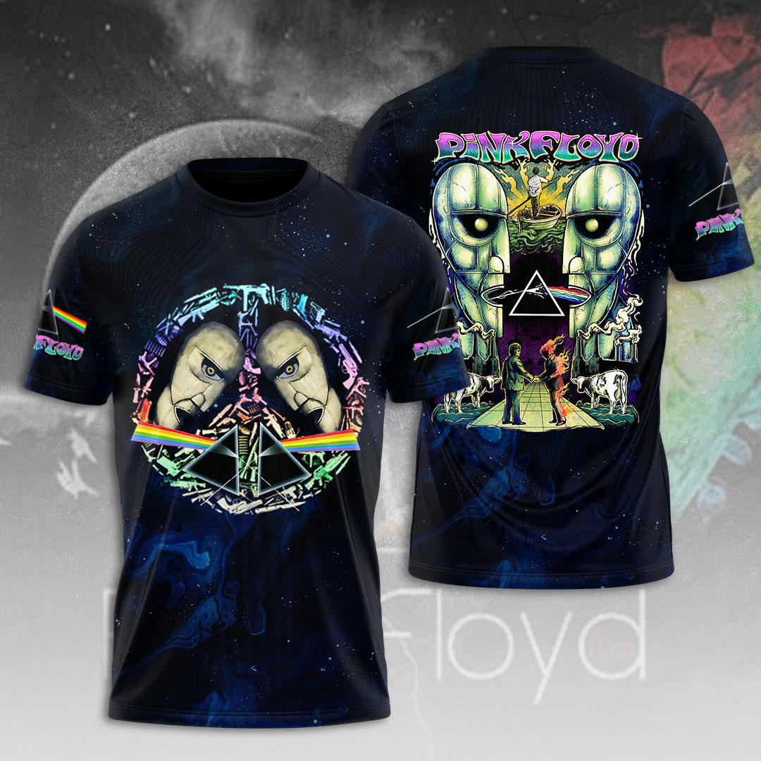 Pink Floyd Skull Reflection T-Shirt  Psychedelic Mind Edition