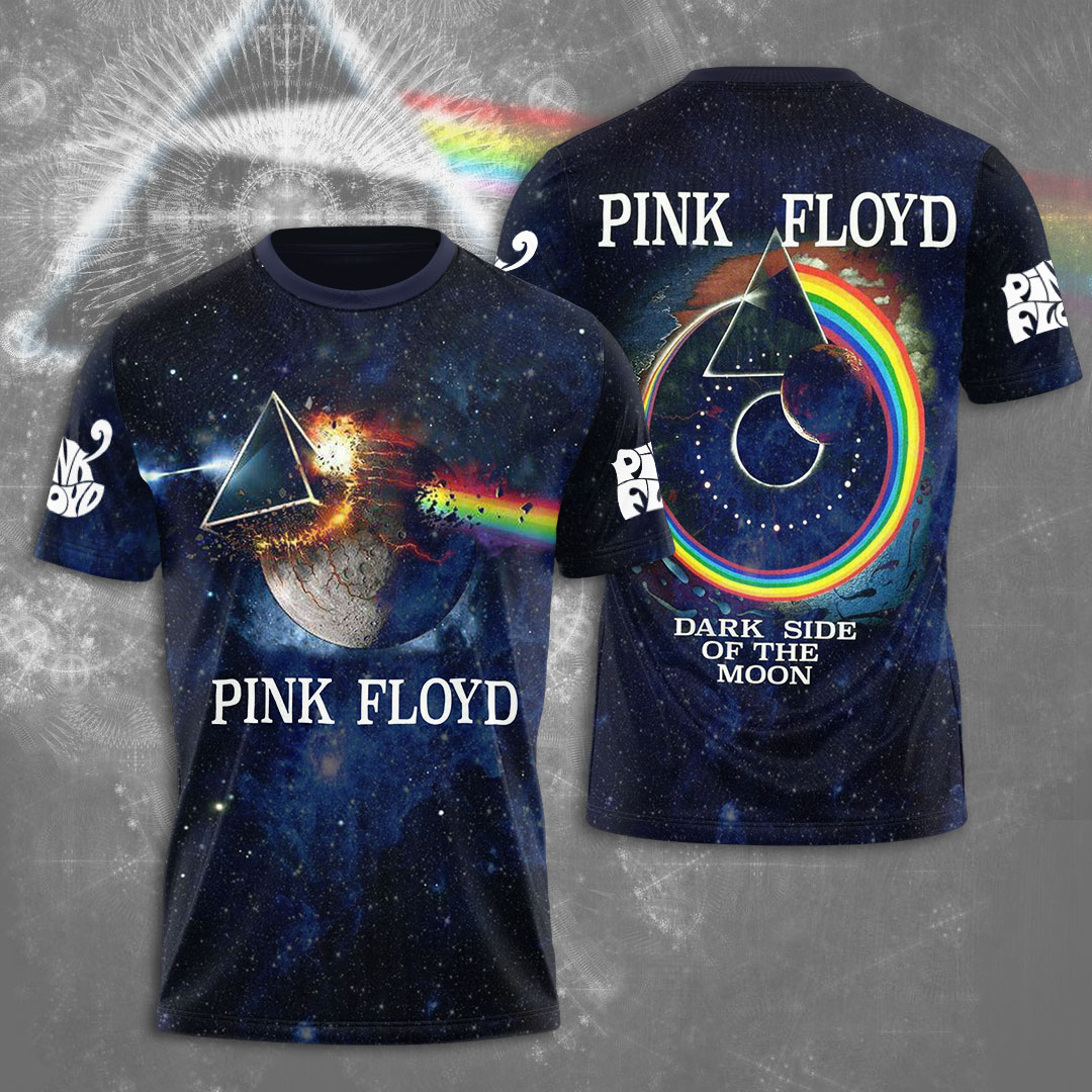 Pink Floyd Universe Prism T-Shirt  Dark Side Cosmic Edition