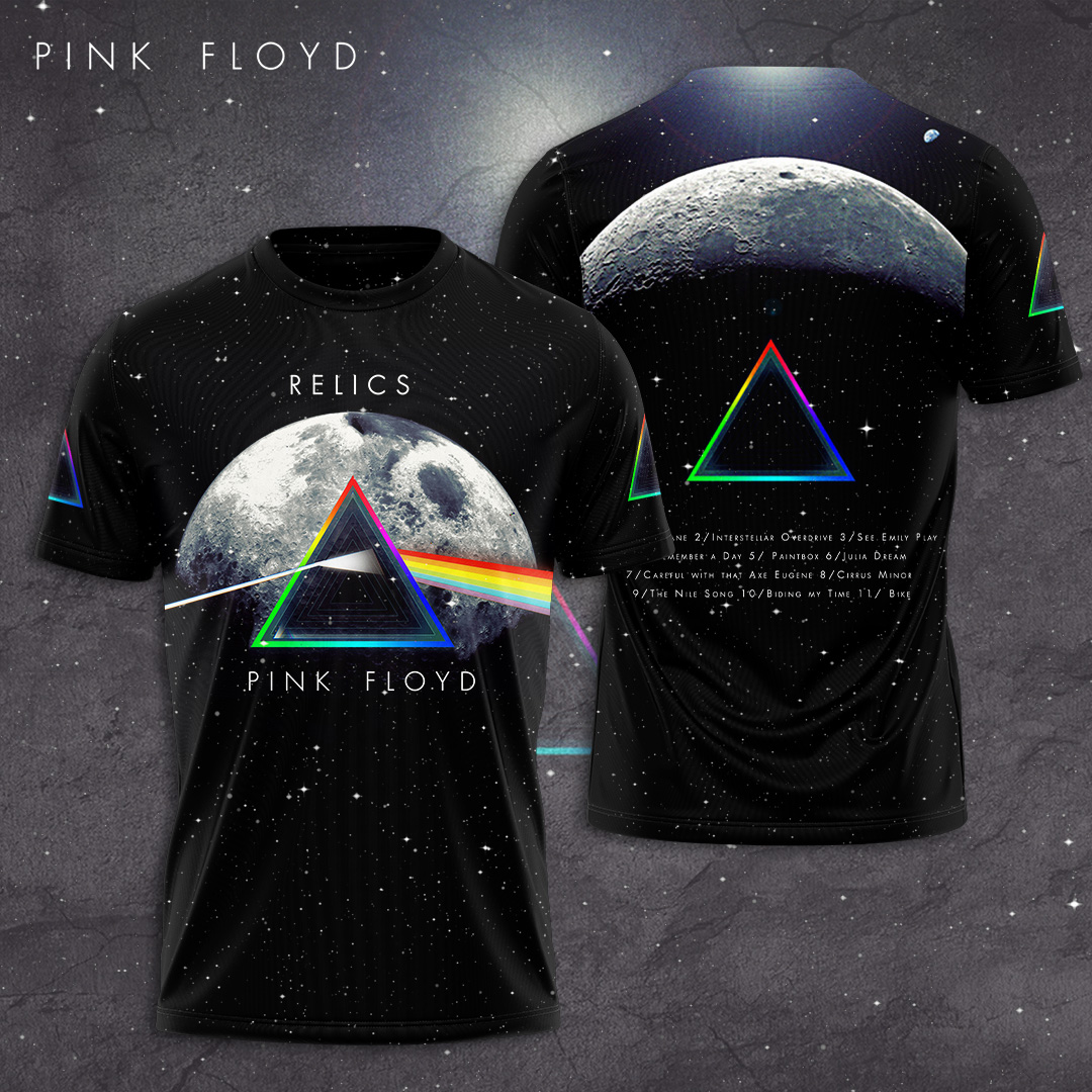 Pink Floyd Relics Galaxy Tee  Space Art Tribute
