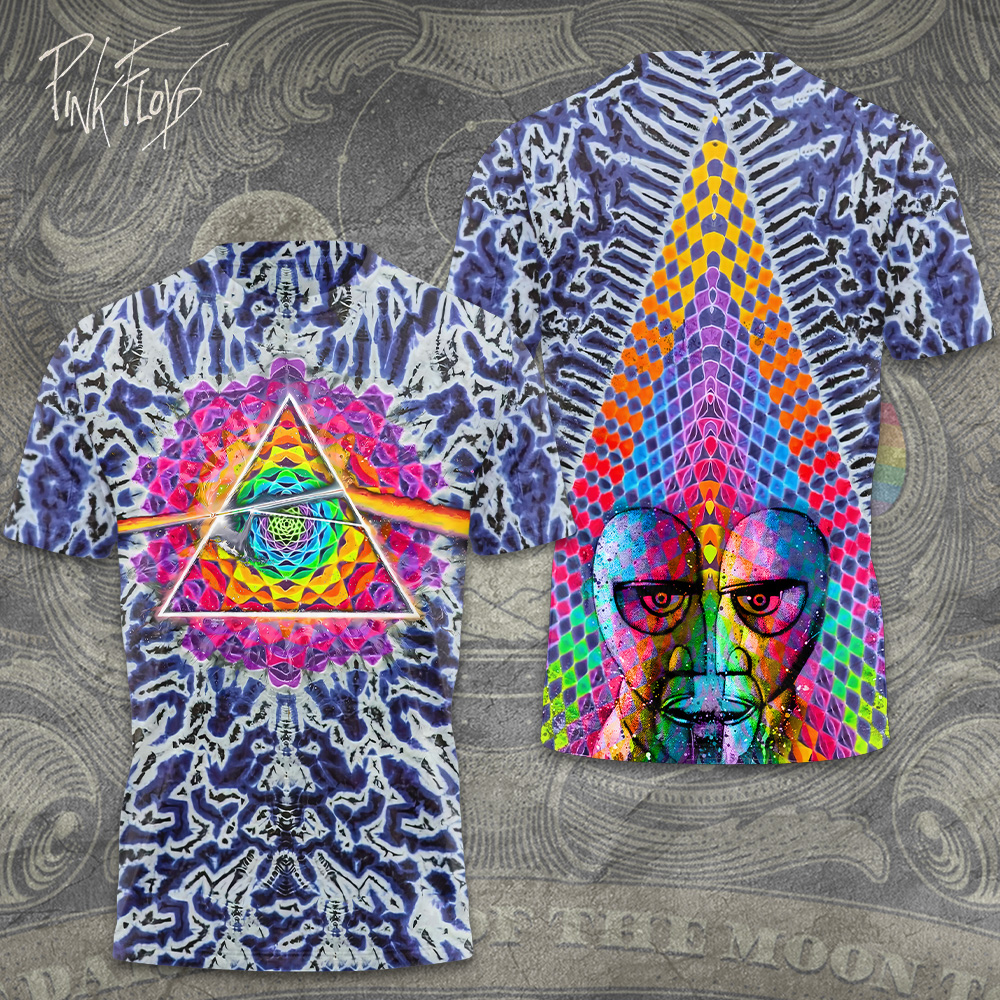Pink Floyd Color Spectrum Shirt  Psychedelic Art Print