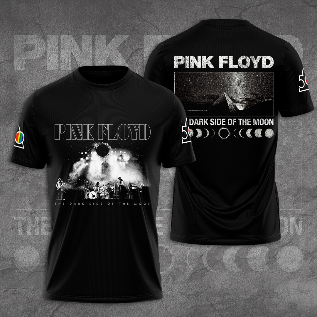 Pink Floyd Black Prism Shirt  Cosmic Tour Edition