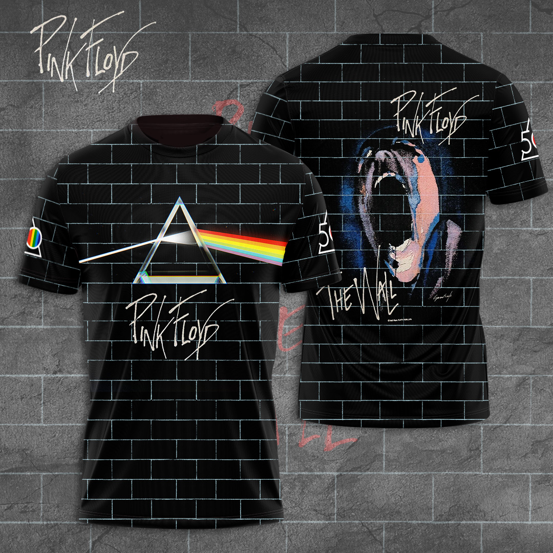 Pink Floyd Brick Prism T-Shirt  The Wall Remix Edition