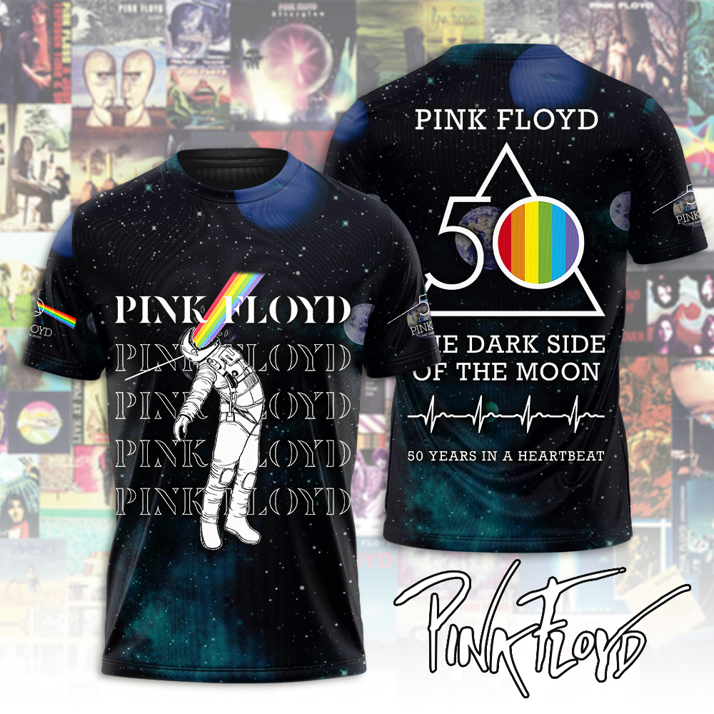 Pink Floyd Astronaut Prism Tee  50Th Anniversary Legacy