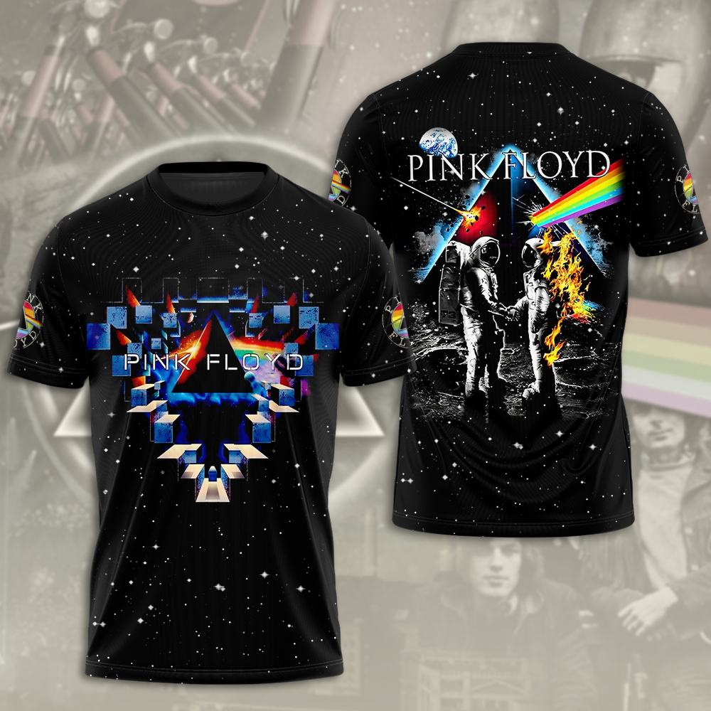 Pink Floyd Retro Spectrum T-Shirt  80S Digital Edition