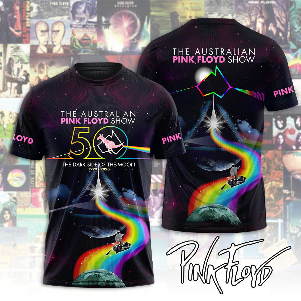 Pink Floyd Rainbow Road T-Shirt  50 Years Legacy Edition
