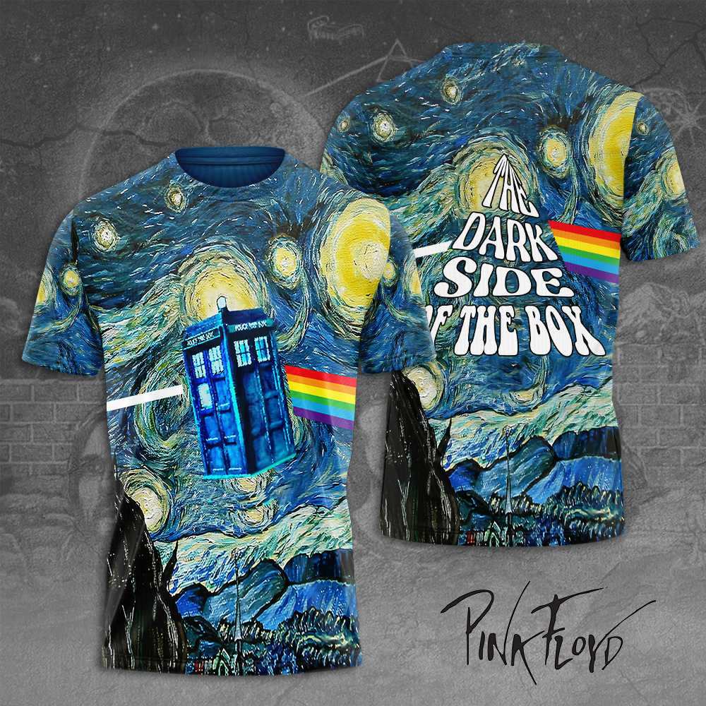 Pink Floyd Starry Night Shirt  Van Gogh Fusion Edition