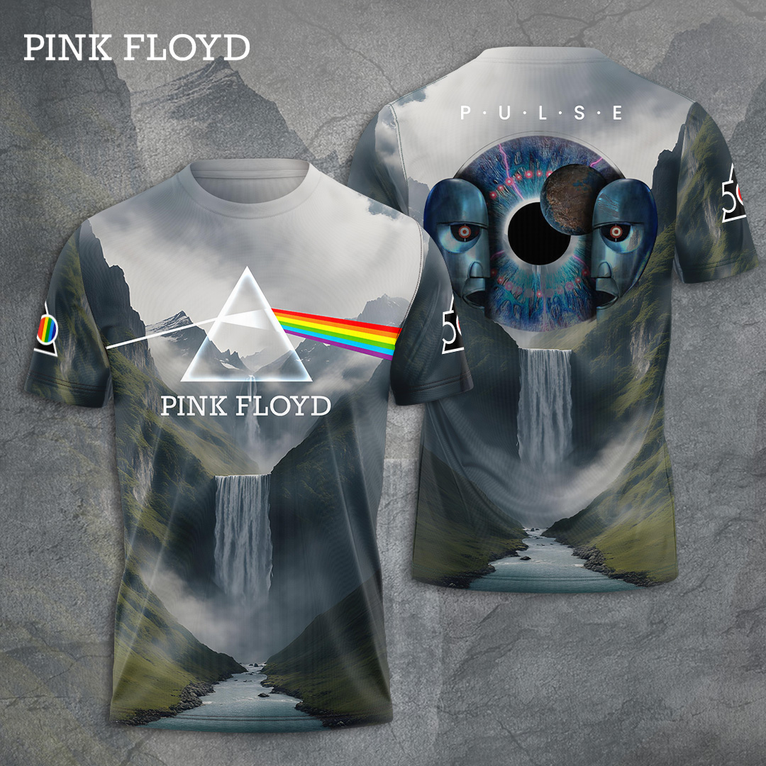 Pink Floyd Prism Reflection Tee  Vintage Smoke Effect