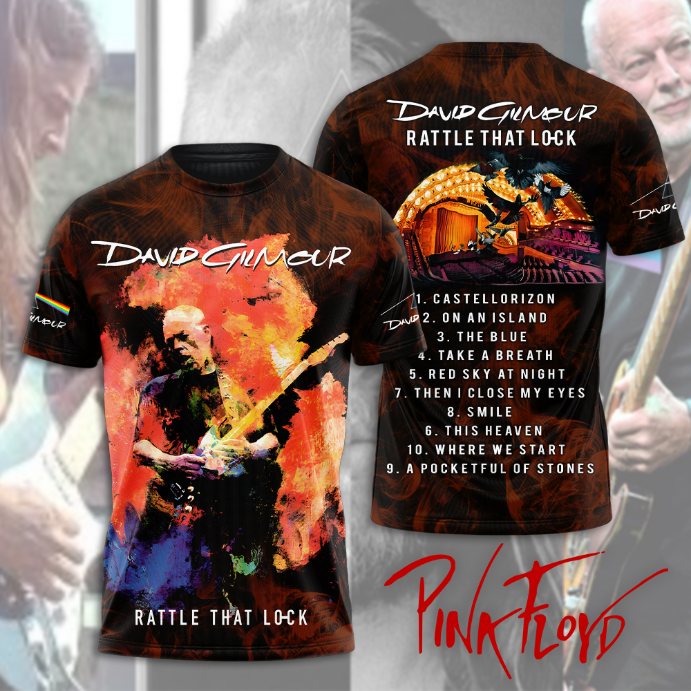 David Gilmour Battle That Lock Shirt  Live Album Legacy