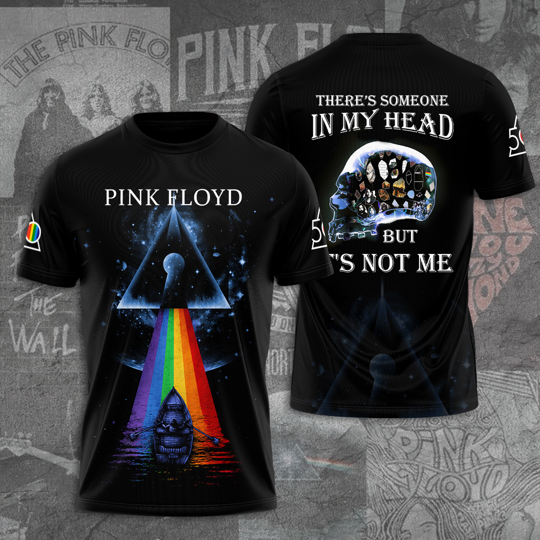 Pink Floyd ThereS Someone In My Head T-Shirt  Fire Glow Print