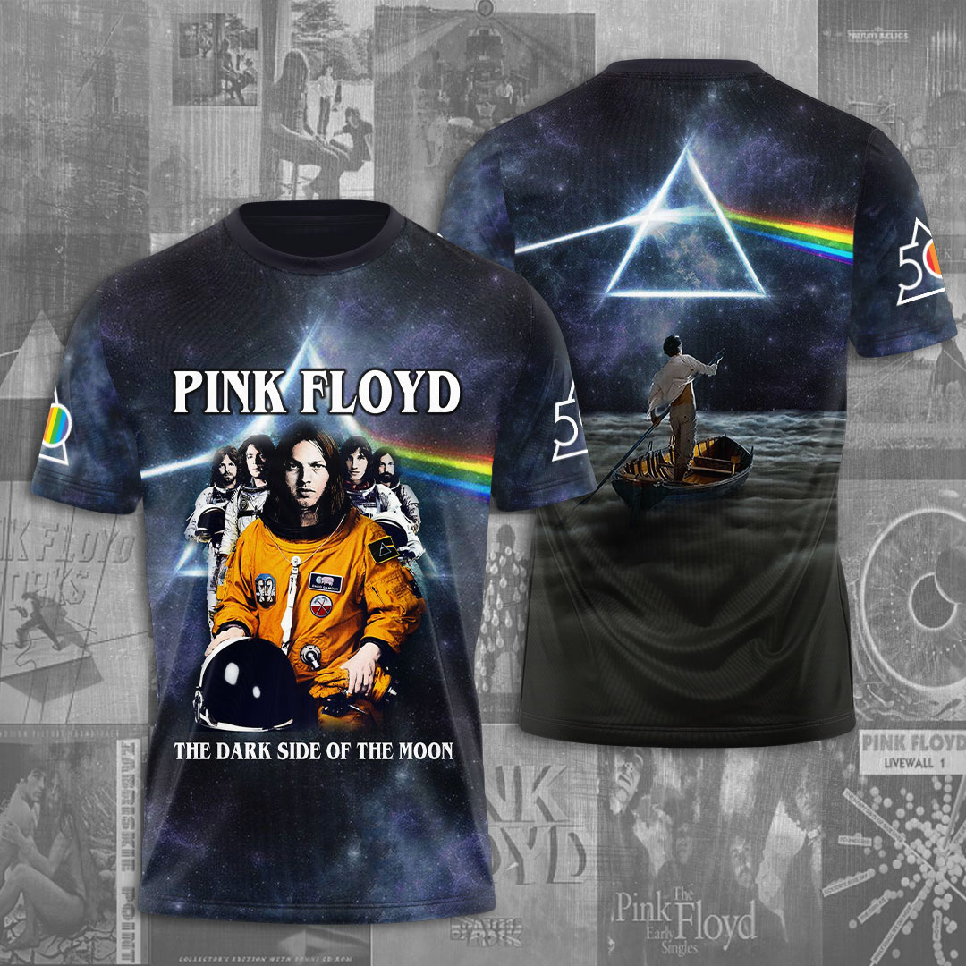 Pink Floyd Echoes Of The Moon T-Shirt  Retro Prism Edition