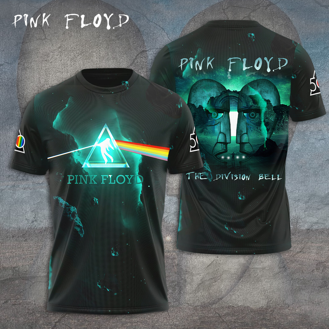 Pink Floyd Neon Prism T-Shirt  Galaxy Triangle Edition