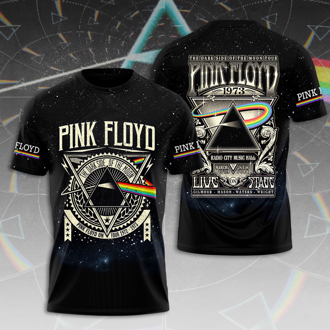 Pink Floyd Retro Prism Tour T-Shirt  Anniversary Collector