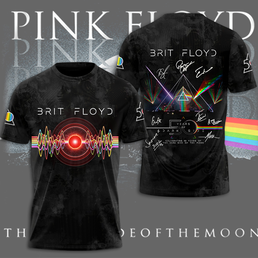 Pink Floyd Spectrum Beam Tee  Retro Glow Legacy