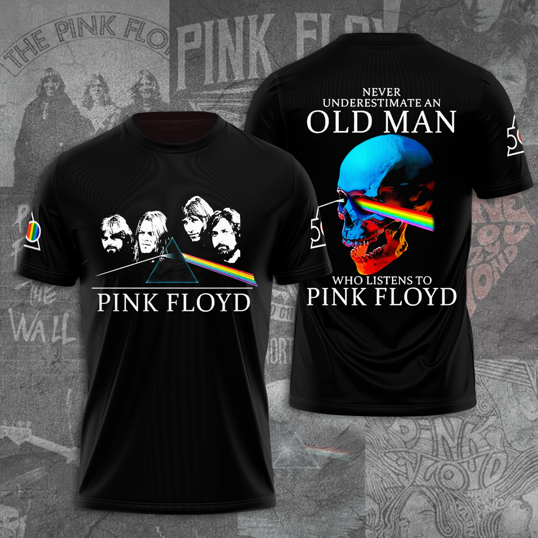 Pink Floyd Old Man Legacy Tee  Vintage Band Print