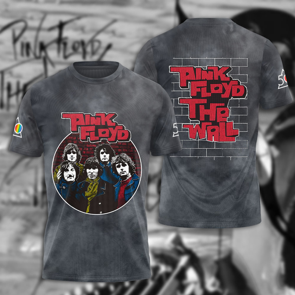 Pink Floyd The Wall Retro T-Shirt  Classic Tour Edition
