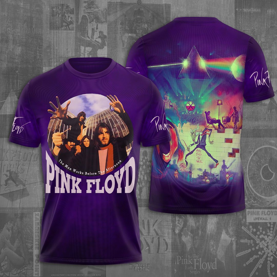 Pink Floyd Vintage Band Shirt  Purple Space Tone