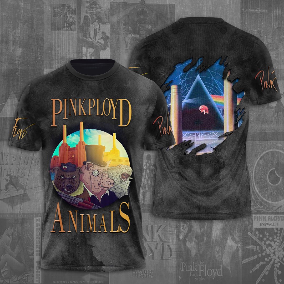 Pink Floyd Animals Vintage Tee  Skyline Prism Legacy