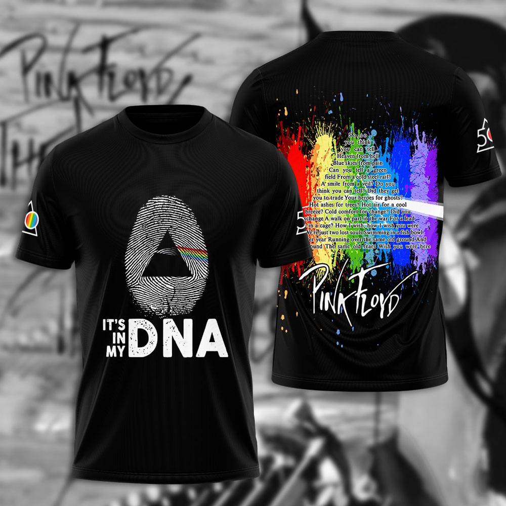 Pink Floyd Dna Prism Tee  Genetic Legacy Print