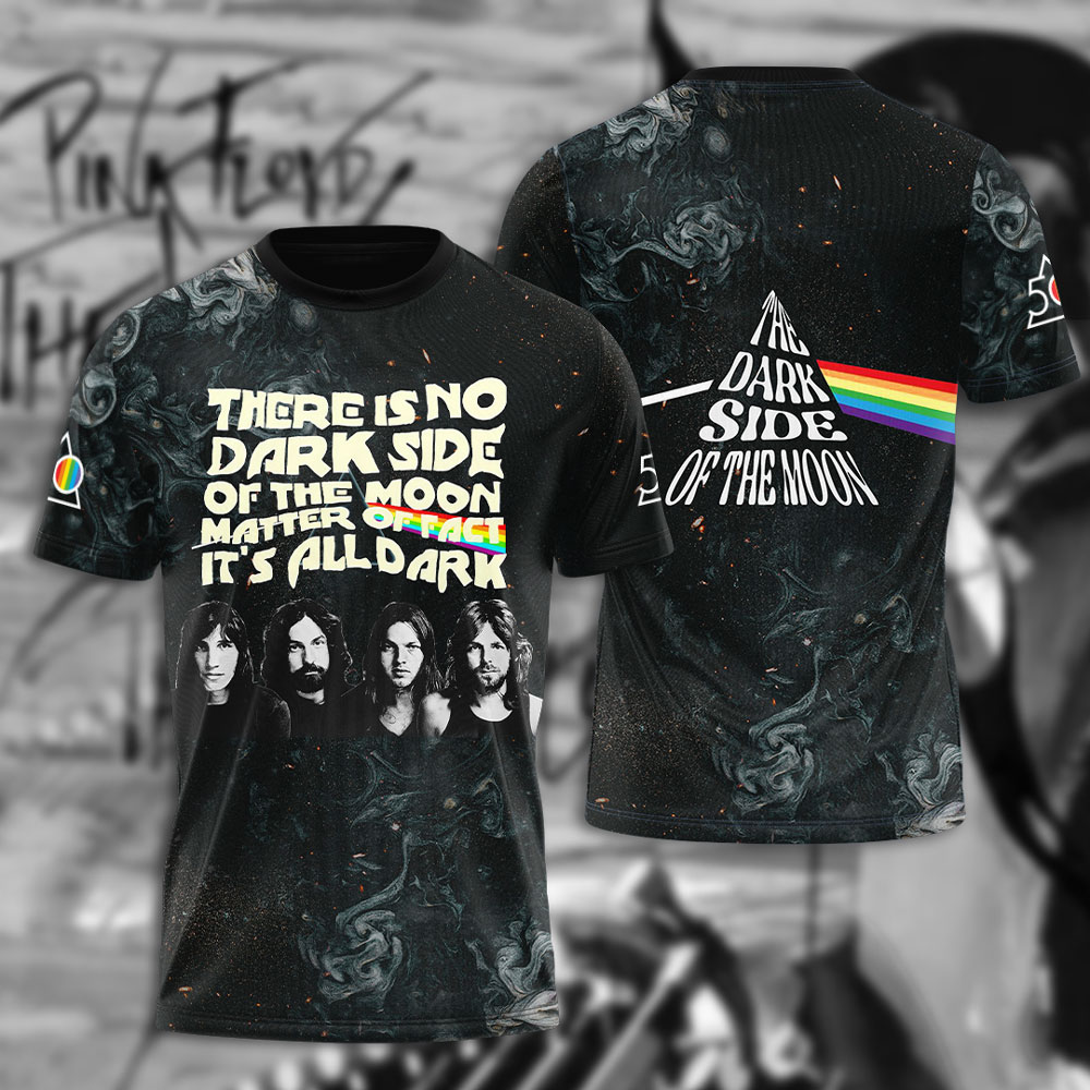 Pink Floyd Dark Side Tribute Shirt  50Th Collector Edition