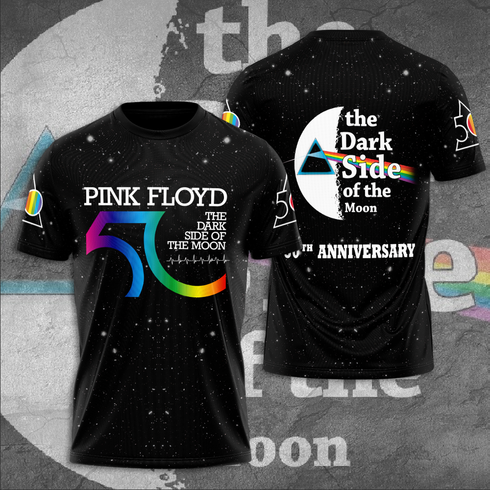 Pink Floyd 50 Years Legacy T-Shirt  Anniversary Edition