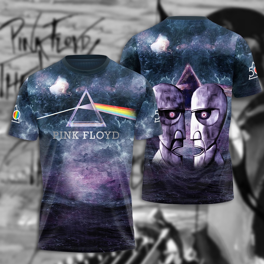 Pink Floyd Division Bell Galaxy T-Shirt  Blue Echo Edition