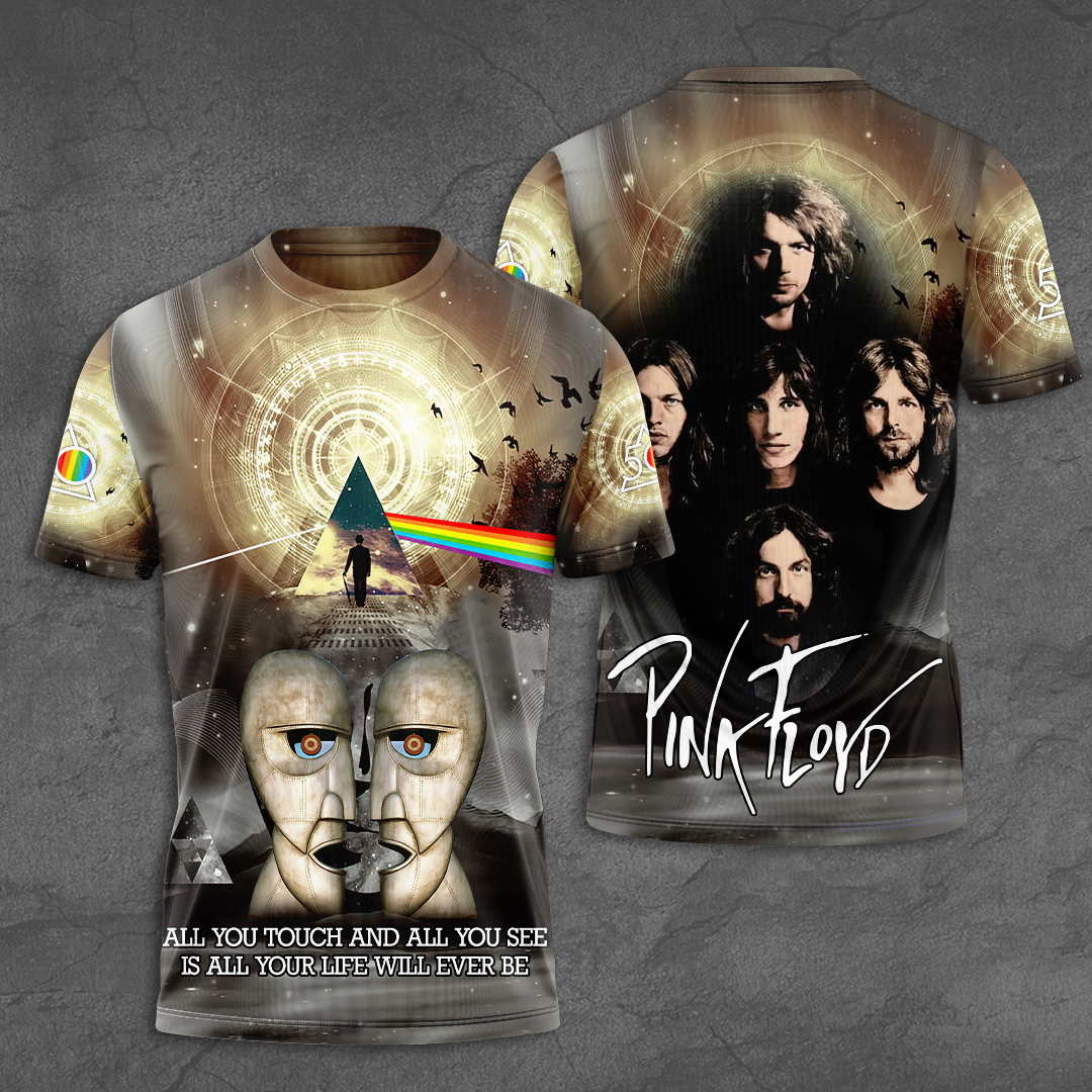 Pink Floyd Legacy Eclipse Tee  Psychedelic Shadow Version