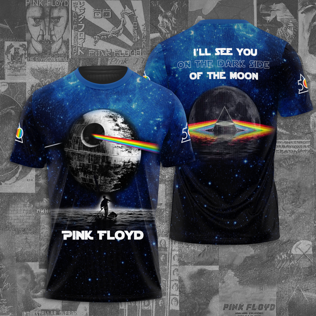 Pink Floyd Cosmic Reflection Shirt  Galaxy Tour Version