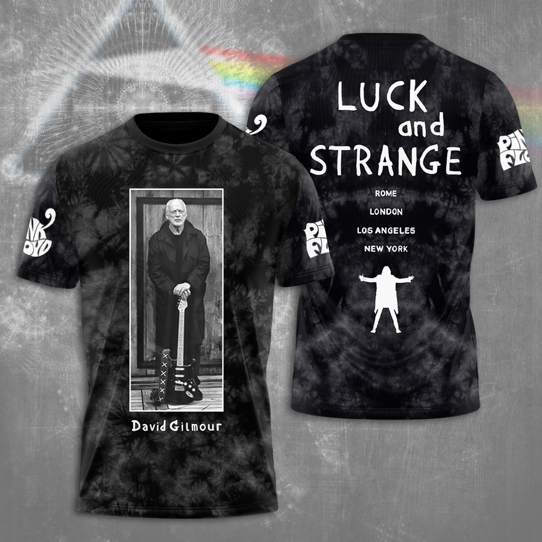 David Gilmour Luck And Strange Shirt  2025 Solo Tour Edition