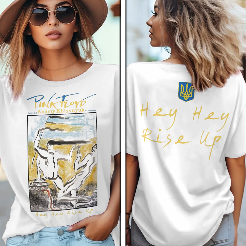 Pink Floyd Hey Hey Rise Up T-Shirt  White Edition
